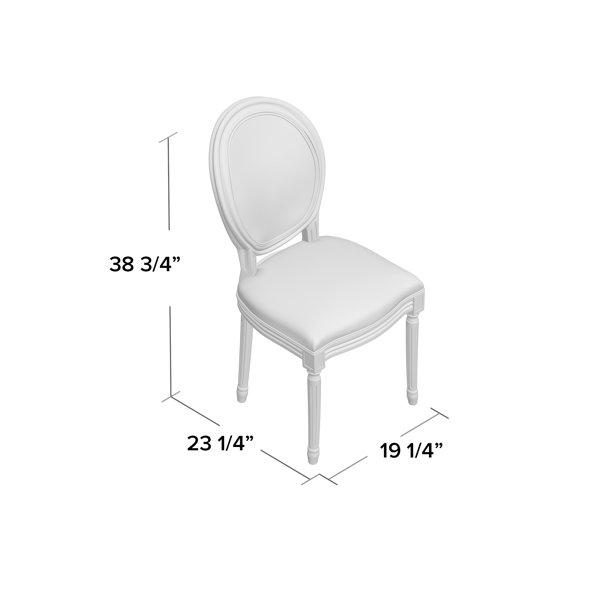 Ophelia & Co. Haleigh King Louis Back Side Chair & Reviews Wayfair